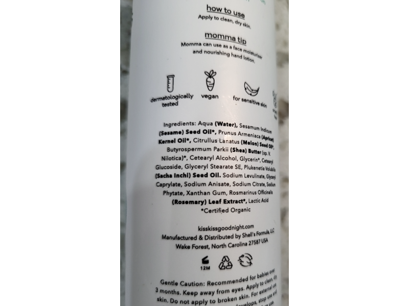 Kiss Kiss Goodnight Sweet Whispers Hydrating Face & Body Lotion, 6.7 fl oz/200 mL