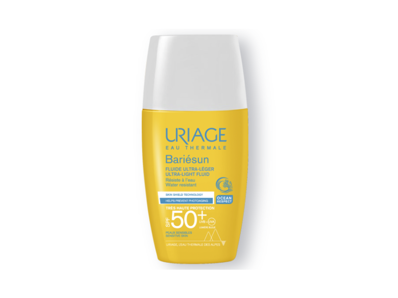 Uriage Eau Thermale Bariésun Ultra-Light Fluid, SPF 50+, 1 fl oz/30 mL