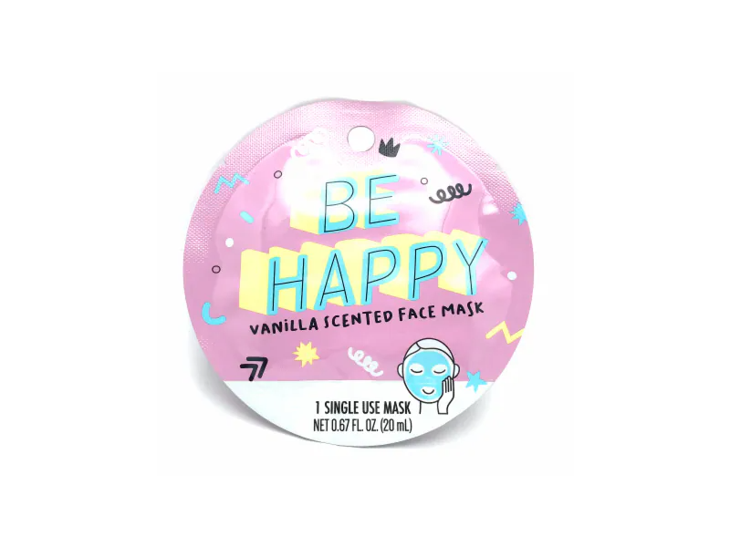 Taste Beauty Be Happy Face Mask, Vanilla, 0.67 fl oz/20 mL