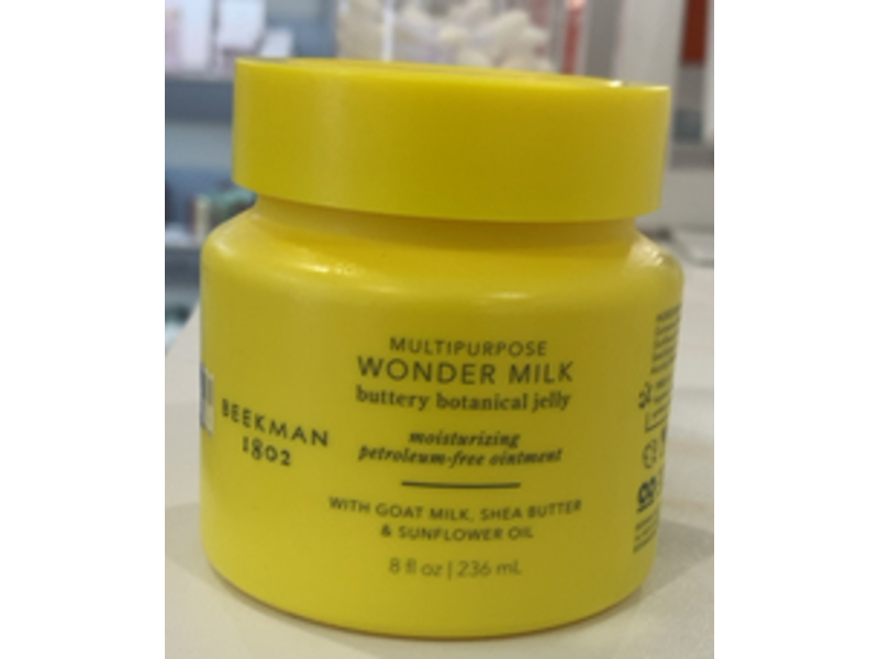 Beekman 1802 Multipurpose Wonder Milk Butter Botanical Jelly, Goat Milk Shea Butter & Sunflower, 8 fl oz/236 mL