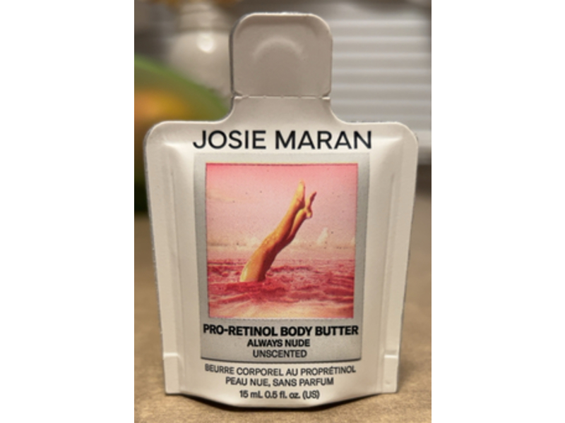 Josie Maran Pro-Retinol Body Butter, Pink Algae, 0.5 fl oz/15 mL
