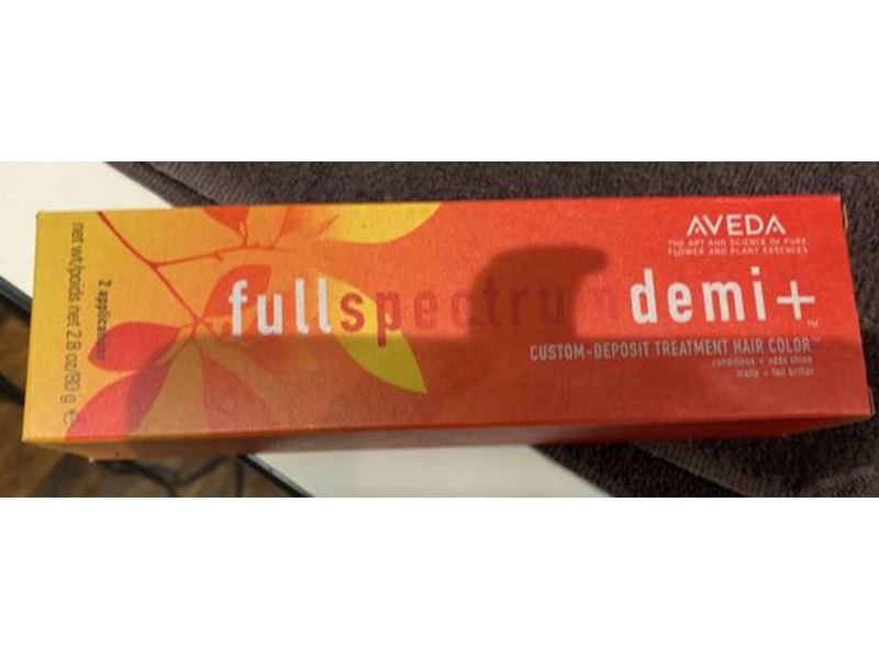Aveda Full Specountrum Demi + Custom-Deposit Treatment Hair Color, 7N Medium Blonde, 2.8 oz/80 g