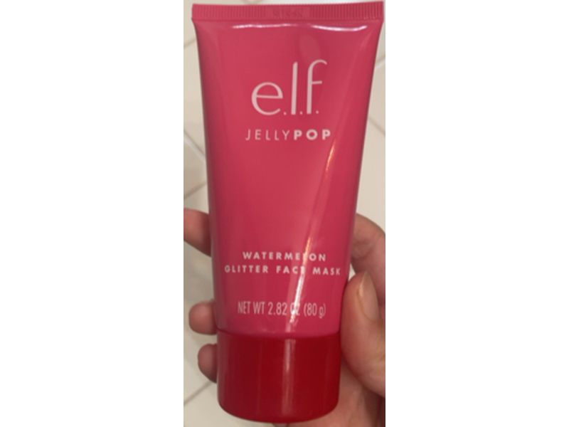 e.l.f Jellypop Glitter Watermelon Face Mask, 2.82 oz/80 g