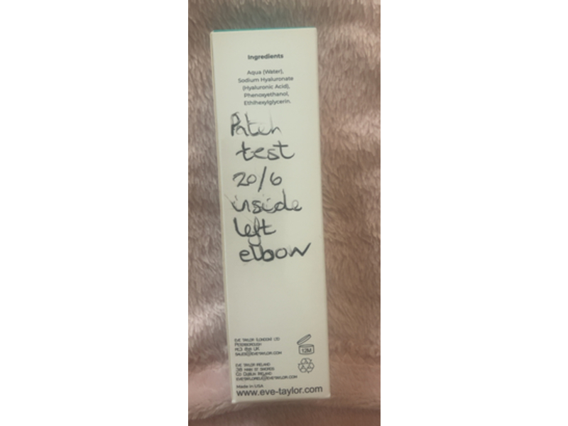 Eve Taylor Age Resist Hydrating Serum, Hyaluronic Complex, 1.0 fl oz/30 mL