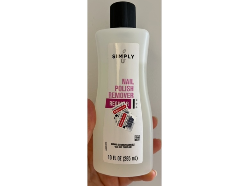 Simply Nail Polish Remover, Regular, 10 fl oz/295 mL