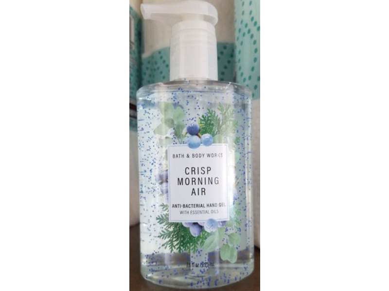Bath & Body Works Anti-Bacterial Hand Gel, Crisp Morning Air, 7.6 fl oz/225 ml