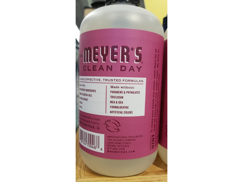 Mrs. Meyer's Clean Day Hand Soap, Mum Scent, 12.5 fl oz/370 mL