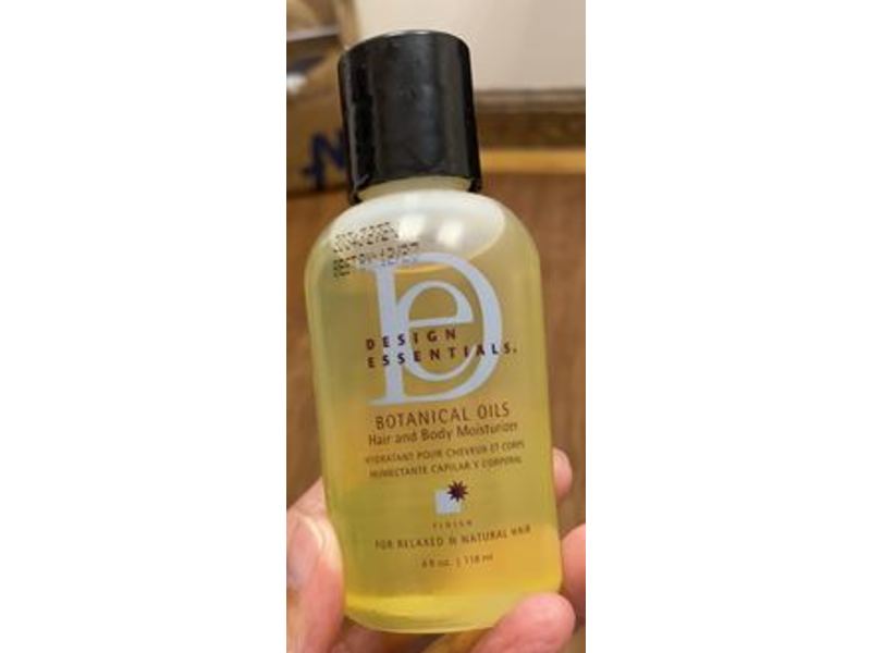 Design Essentials Botanical Oils Hair And Body Moisturizer, 4 fl oz/118 mL