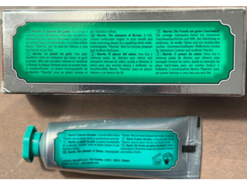 Marvis Toothpaste, Classic Strong Mint, 1.3 oz/25 mL