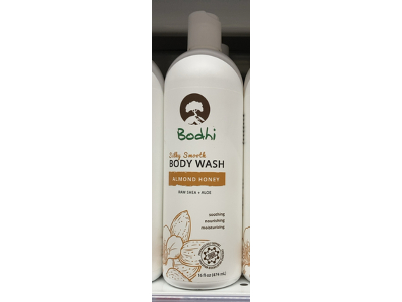 Bodhi Silky Smooth Body Wash, Almond Honey, 16 fl oz/474 mL