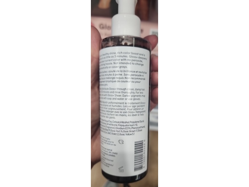 dpHUE Gloss+ Semi-Permanent Hair Color & Conditioner, Black, 6.5 fl oz/192 mL