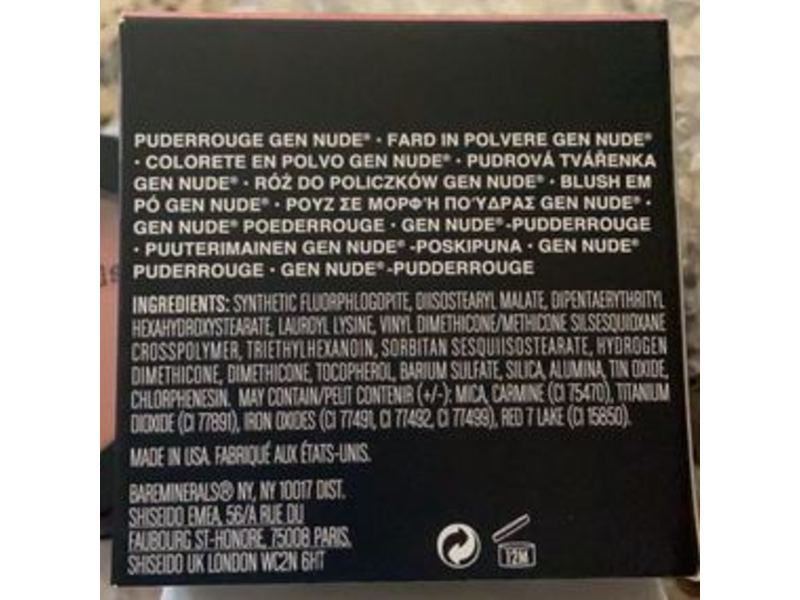 Bareminerals Gen Nude Powder Blush, Call My Blush, 0.07 oz/2 g