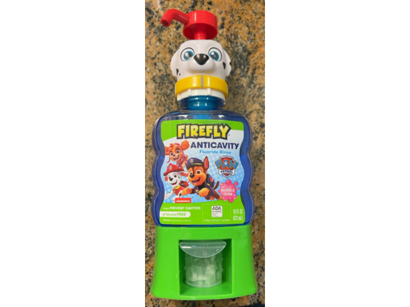 Firefly Anticavity Fluoride Rinse, Bubble Gum, 16 fl oz/473 mL