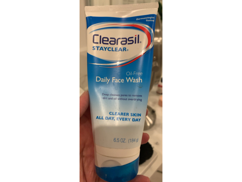 Clearasil Daily Face Wash, 6 fl oz/184 g