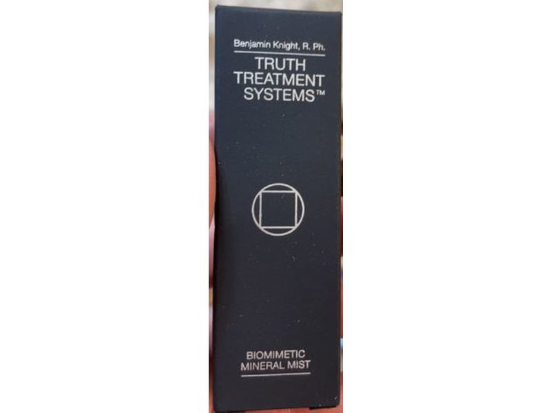 Benjamin Knight, R. Ph. Truth Treatment Systems Biomimetic Mineral Mist