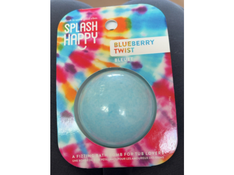 Splash Happy Bath Bomb, Blueberry Twist