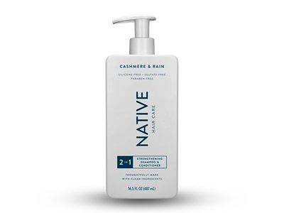 Native Hair Care 2 In 1 Strengthening Shampoo & Conditioner, Cashmere & Rain, 16.5 fl oz/487 mL