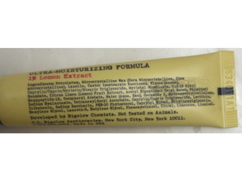 C.O. Bigelow Lip Cream, Lemon, 5 oz/14 g