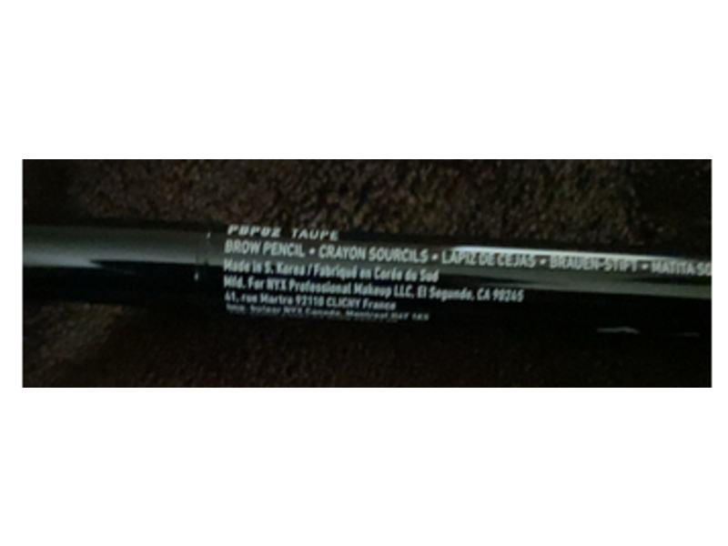 Nyx Professional Makeup Precision Brow Pencil, Taupe, 0.004 oz/0.13 g