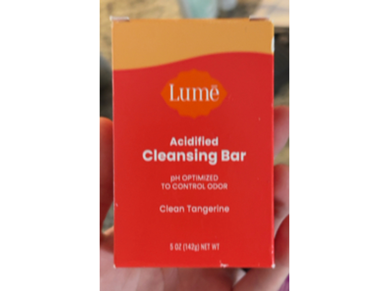 Lume Acidified Cleansing Bar, Clean Tangerine, 5 oz/142 g