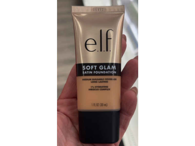 e.l.f. Soft Glam Foundation, Hibiscus Complex, 1 fl oz/30 mL