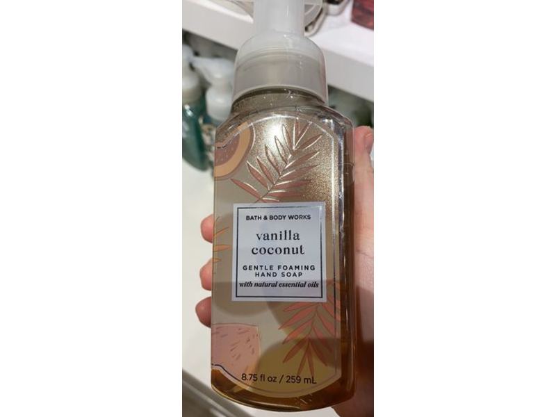 Bath & Body Works Gentle Hand Soap, Vanilla Coconut, 8.75 fl oz/259 mL