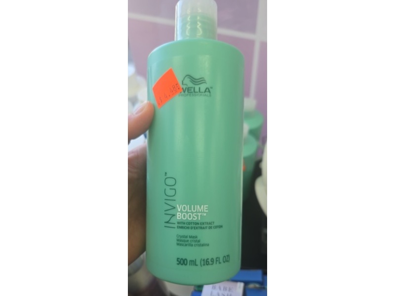Wella Invigo Volume Boost Crystal Mask, 16.9 fl oz/500 mL