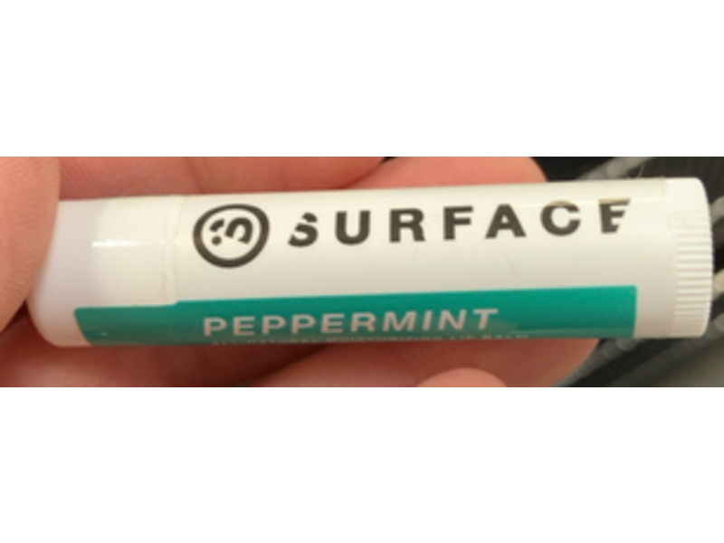 Surface Moisturizing Lip Balm, Peppermint, 0.15 oz