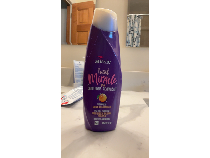 Aussie Total Miracle 7 In 1 Conditioner, Apricot, 12.1 fl oz/360 mL