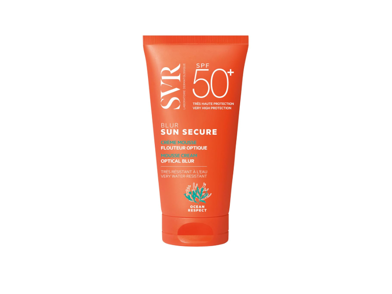 SVR Sun Secure Optical Blur Tinted Mousse Cream, SPF 50+, Ocean Respect, 1.7 fl oz/50 mL