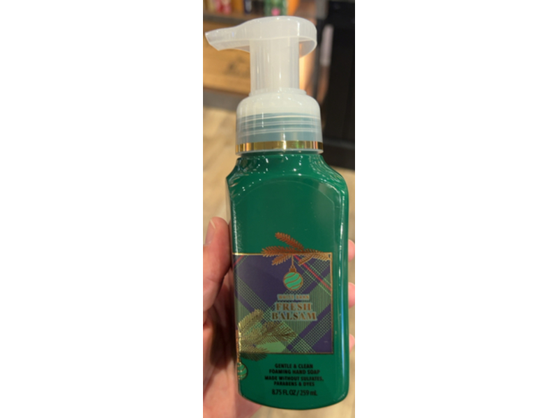 Bath & Body Works Gentle Foaming Hand Soap, Fresh Balsam, 8.75 fl oz/259 mL