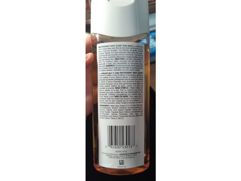 Neutrogena Body Clear Body Wash, 250 mL