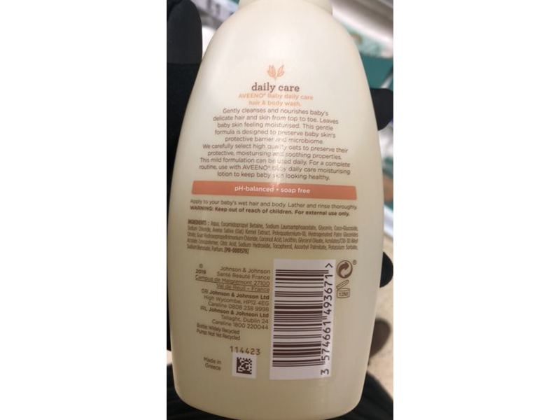 Aveeno Baby Daily Care Hair and Body Wash, 300 mL