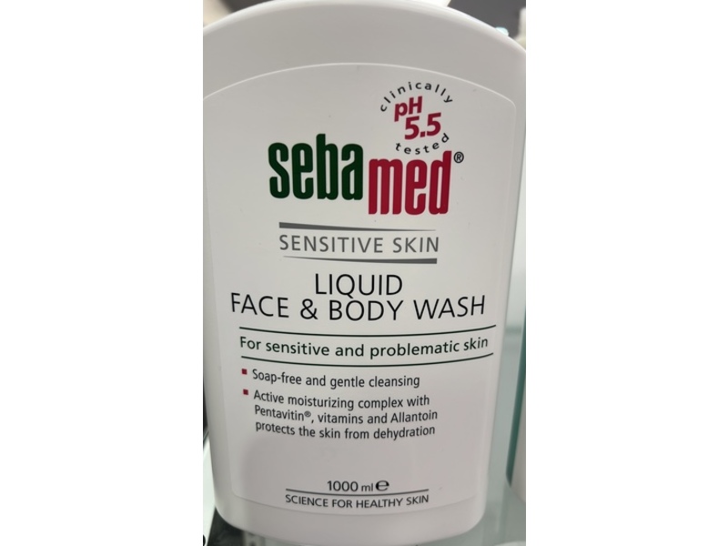 SebaMed Liquid Face & Body Wash, 33.8 fl oz/1000 mL