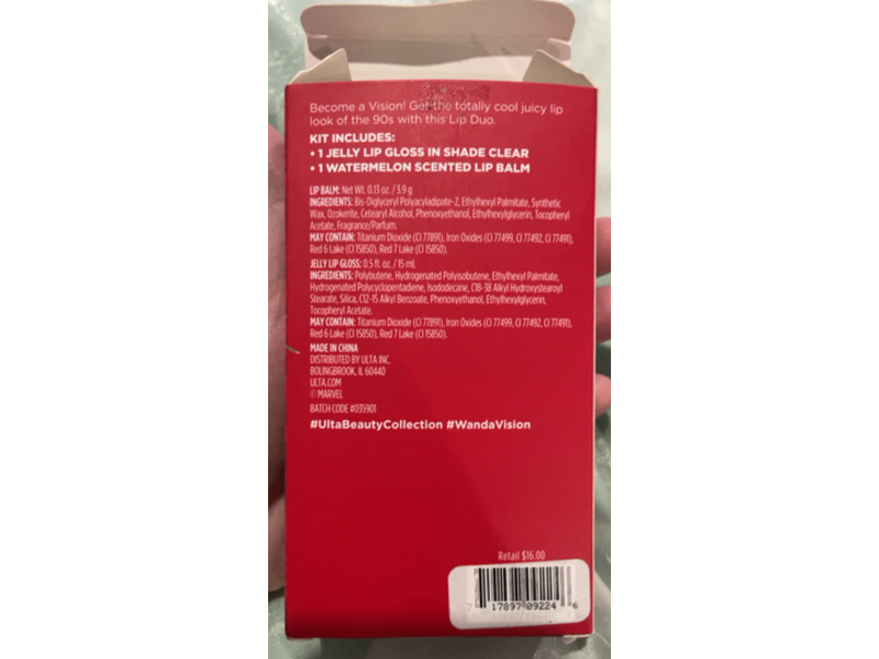 Ulta Beauty Wanda Vision Jelly Gloss & Lip Balm Set, Vision