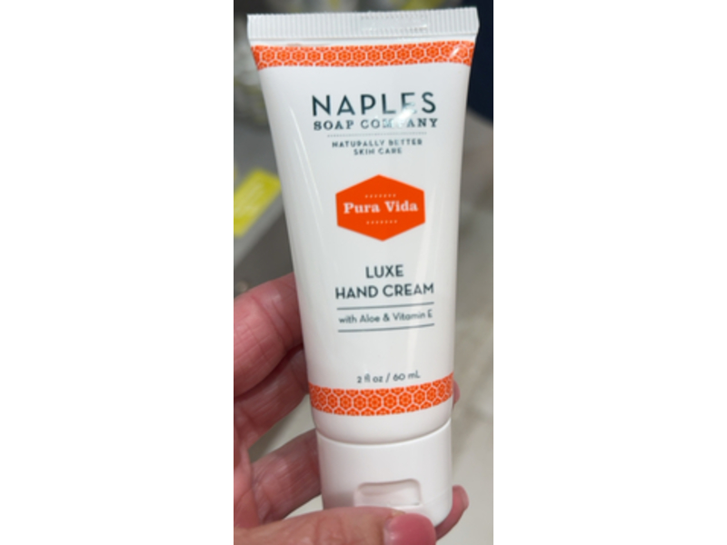 Naples Soap Company Luxe Hand Cream, Pura Vida, 2 fl oz/60 mL