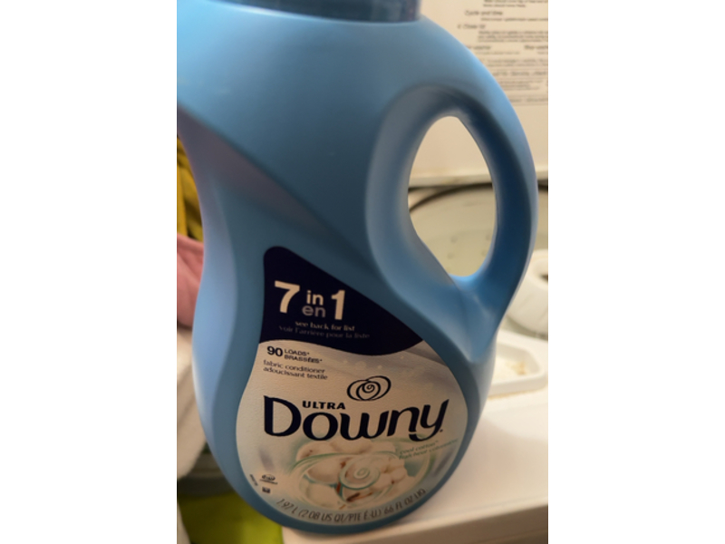 Downy 7 In 1 Ultra Fabric Conditioner, Cool Cotton, 90 Loads, 66 fl oz/1.97 L