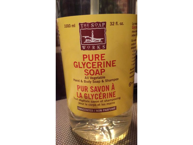 The Soap Works Pure Glycerine Soap, 32 fl oz/1000 mL