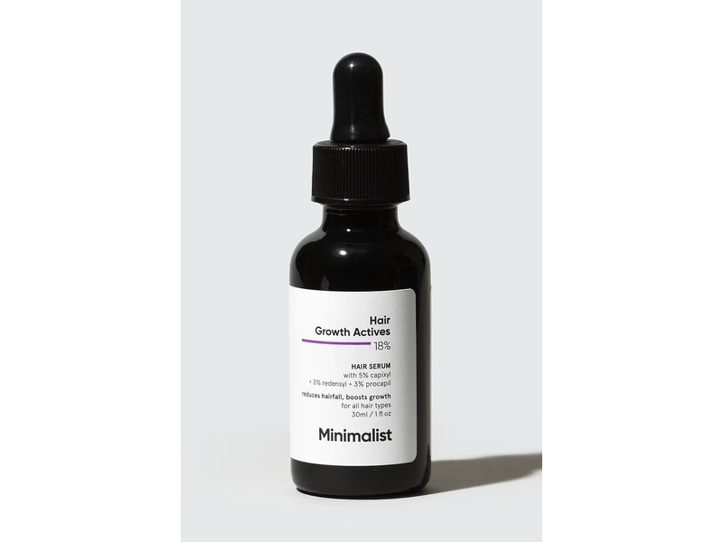 Minimalist Hair Growth Actives 18% Hair Serum, 1 fl oz/30 mL