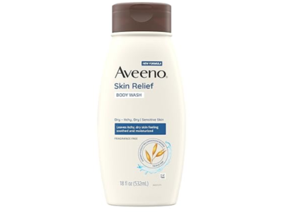 Aveeno Skin Relief Body Wash, 18 fl oz/532 mL