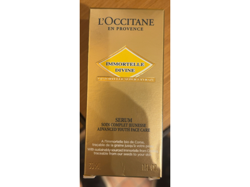 L'Occitane en Provence Immortelle Divine Serum, 1 fl oz/30 mL