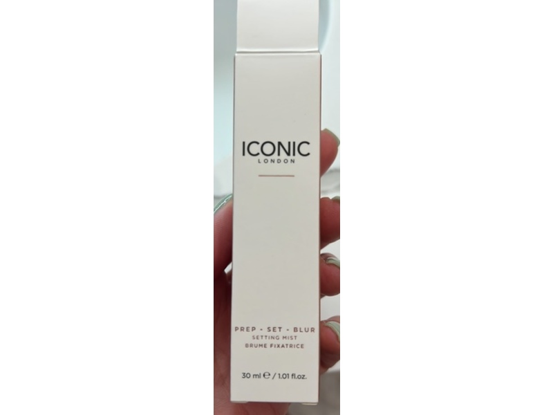 Iconic London Prep-Set-Blur Setting Mist, 1.01 fl oz/30 mL