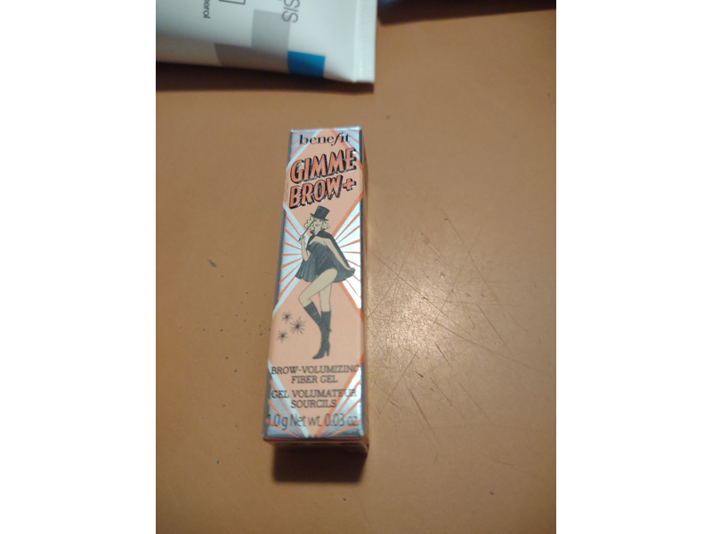 Benefit Gimme Brow+ Brow-Volumizing Fiber Gel, 4.5 Neutral Deep Brown, 0.1 oz/3 g