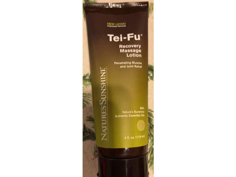 Natures Sunshine Tei-Fu Recovery Massage Lotion, 4 fl oz