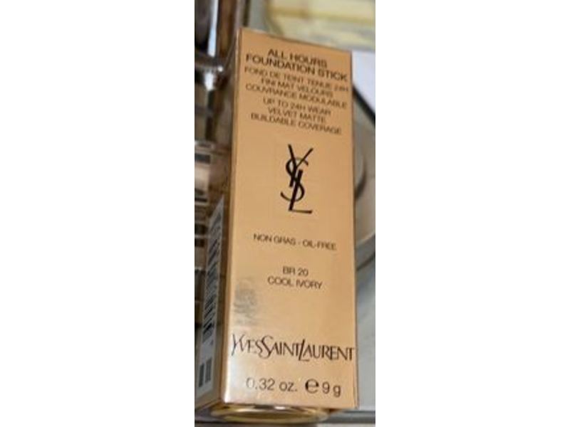 Yves Saint Laurent All Hours Foundation Stick, Br20 Cool Ivory, 0.32 oz/9 g
