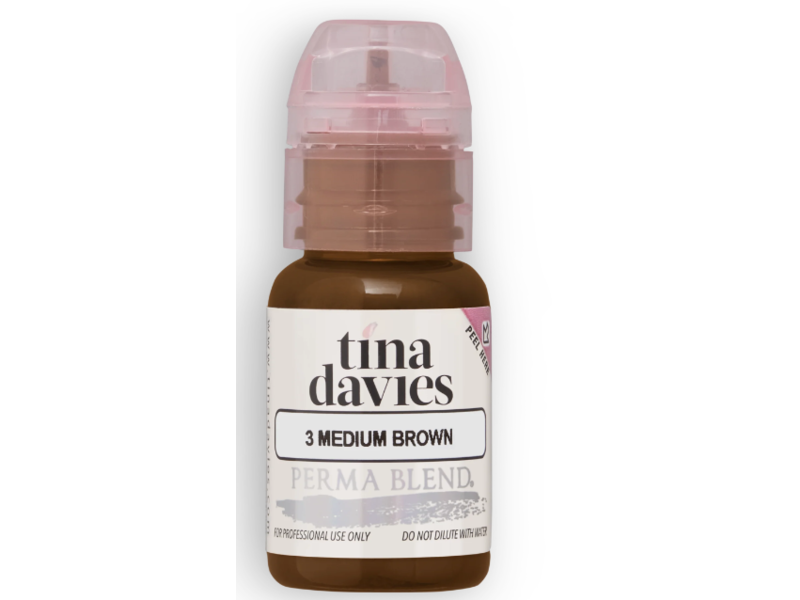 Tina Davies Perma Blend, 3 Medium Brown, 2 oz