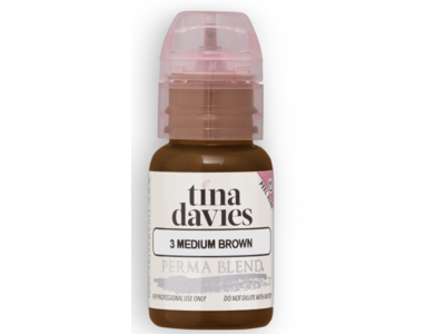 Tina Davies Perma Blend, 3 Medium Brown, 2 oz