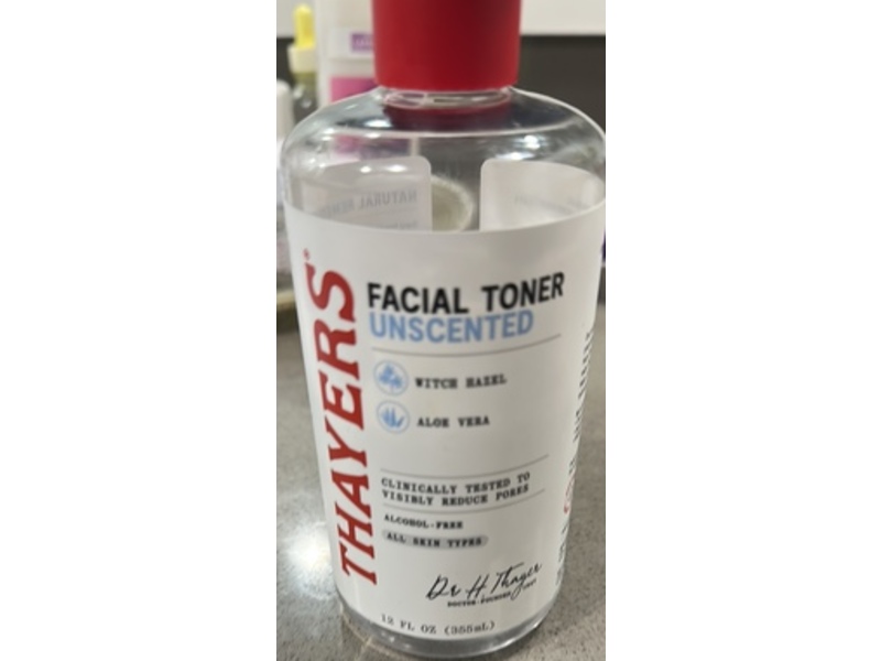 Thayers Facial Toner, Unscented, 12 fl oz/355 mL
