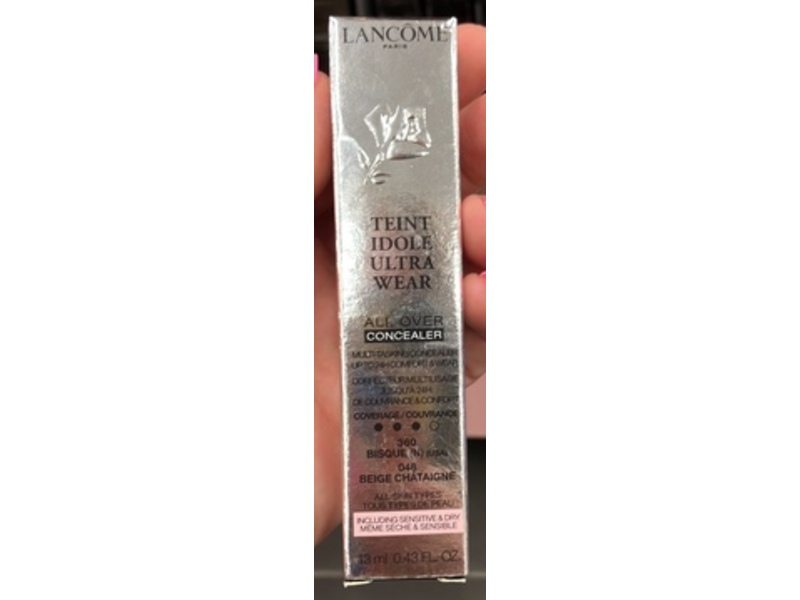Lancôme Teint Idole Ultra Wear All Over Concealer, 360 Bisque N, 0.43 fl oz/13 mL