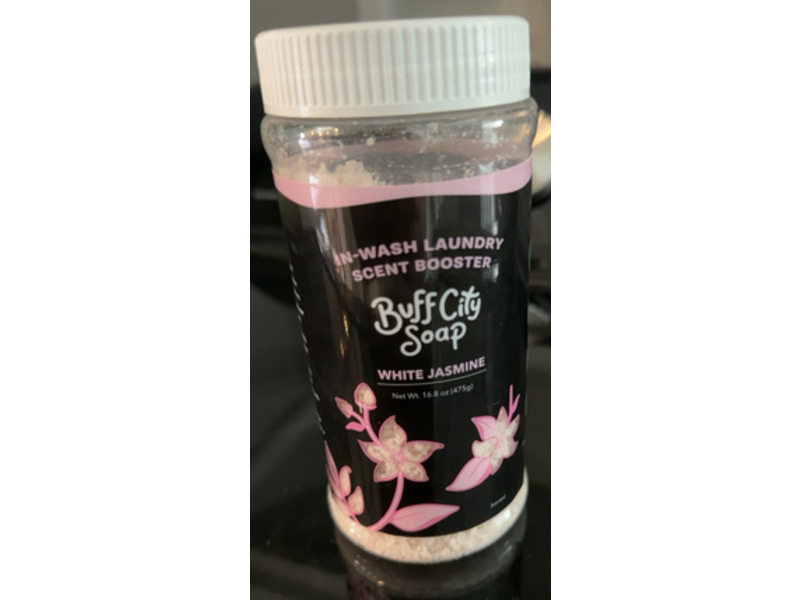 Buff City Soap In-Wash Laundary Scent Booster, White Jasmine, 16.8 oz/475 g
